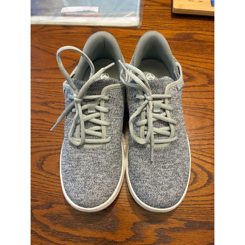 Kizik Madrid Eco Knit Sneakers Shoes Slip On Heathered Gray Size 8.5